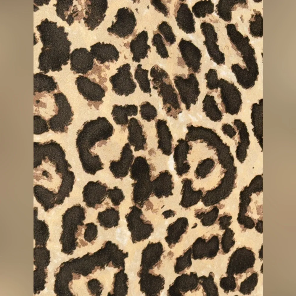 XL LEOPARD PRINT BATHING SUIT COVER!
